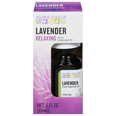 Aura Cacia Pure Aromatherapy Lavender - 0.5 Fl. Oz.