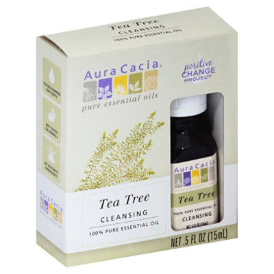 Aura Cacia Pure Aromatherapy Tea Tree - 0.5 Fl. Oz.