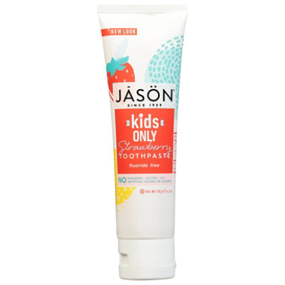 Jason Toothpaste Kids Strawberry - 4.2 Oz - Image 3