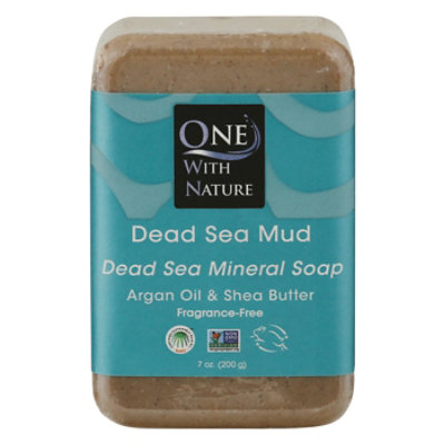 One With Nature Dead Sea Mud Soap - 7 Oz - Image 3