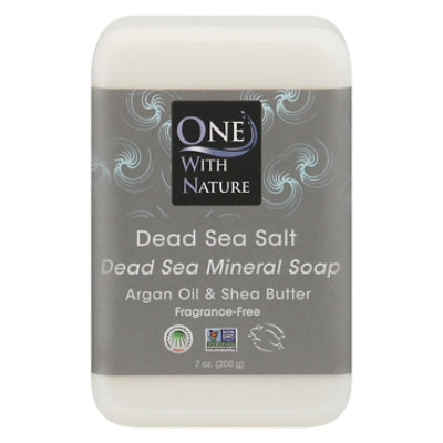 One With Nature Dead Sea Salt Soap - 7 Oz - Image 3