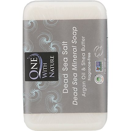 One With Nature Dead Sea Salt Soap - 7 Oz - Image 5
