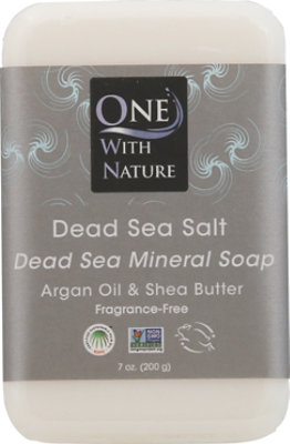 One With Nature Dead Sea Salt Soap - 7 Oz - Image 2