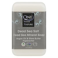 One With Nature Dead Sea Salt Soap - 7 Oz - Image 1
