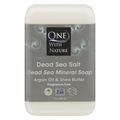 One With Nature Dead Sea Salt Soap - 7 Oz