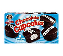 Little Debbie Cupcakes Creme Filled Chocolate - 8 Count