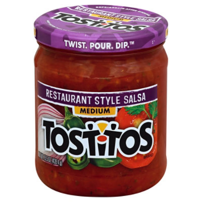 TOSTITOS Salsa Restaurant Style Medium - 15.5 Oz - Safeway