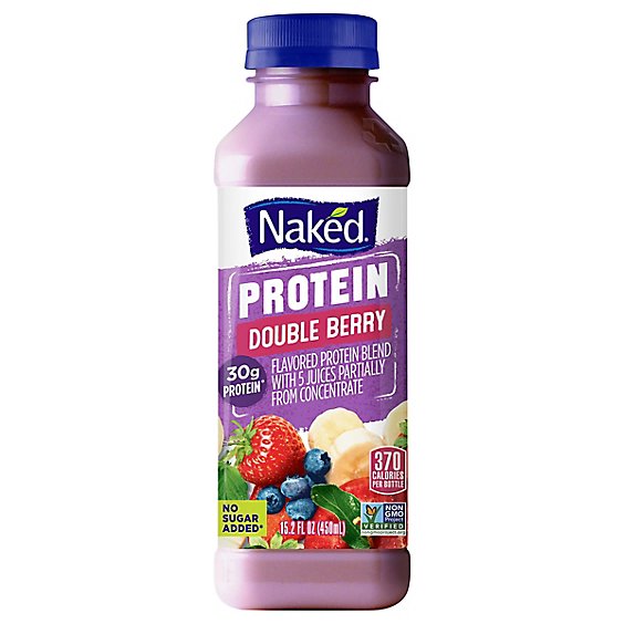 Naked Juice Smoothie Protein Double Berry - 15.2 Fl. Oz.