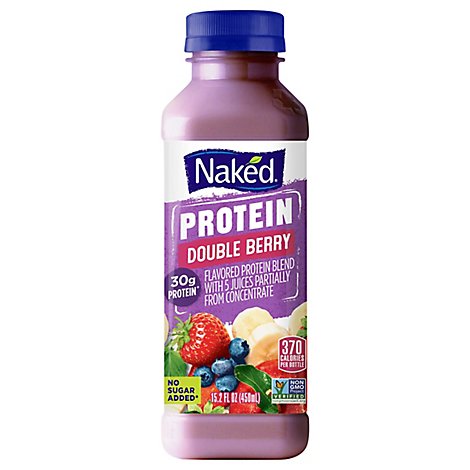 Naked Juice Smoothie Protein Double Berry - 15.2 Fl. Oz.