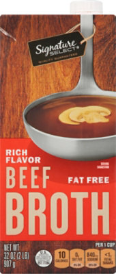 Signature SELECT Broth Beef Fat Free - 32 Oz - Image 6