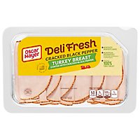 Oscar Mayer Deli Fresh Cracked Black Pepper Turkey Breast Sliced Lunch Meat Tray - 8 Oz - Image 2