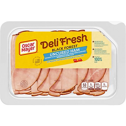 Oscar Mayer Deli Fresh Black Forest Uncured Ham Sliced Lunch Meat Tray - 9 Oz - Image 2