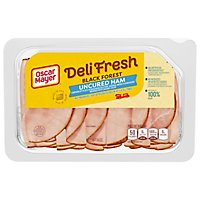 Oscar Mayer Deli Fresh Black Forest Uncured Ham Sliced Lunch Meat Tray - 9 Oz - Image 1