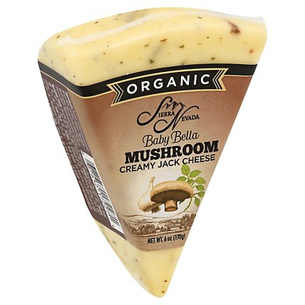Sierra Nevada Cheese Organic Jack Baby Bella Mushroom Wedge - 6 Oz - Image 1