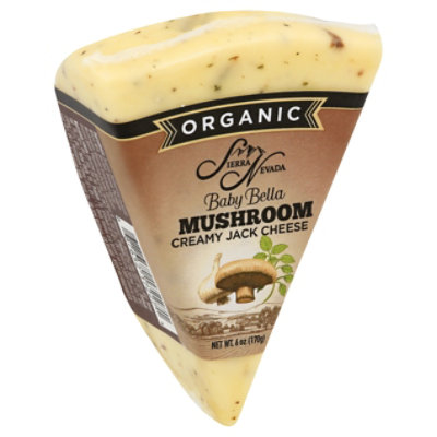 Sierra Nevada Cheese Organic Jack Baby Bella Mushroom Wedge - 6 Oz