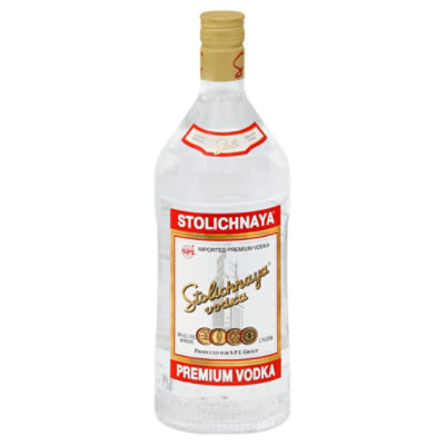 STOLICHNAYA Vodka 80 Proof - 1.75 Liter