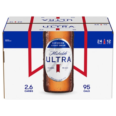 Michelob ULTRA Light Beer Pack In Bottles - 24-12 Fl. Oz. - Image 2