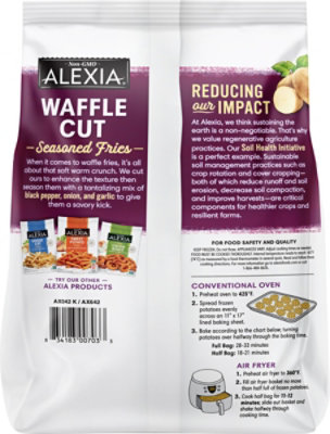 Alexia Fries Seasoned Waffle Cut - 20 Oz - Image 5