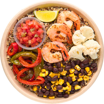 ReadyMeals Southwest Shrimp Bowl Large Ready2Heat - Each - Image 1