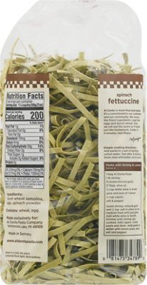 Al Dente Pasta Artisanal Fettuccine Noodles Spinach - 12 Oz - Image 6