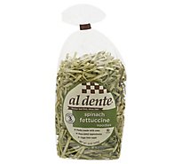 Al Dente Pasta Artisanal Fettuccine Noodles Spinach - 12 Oz
