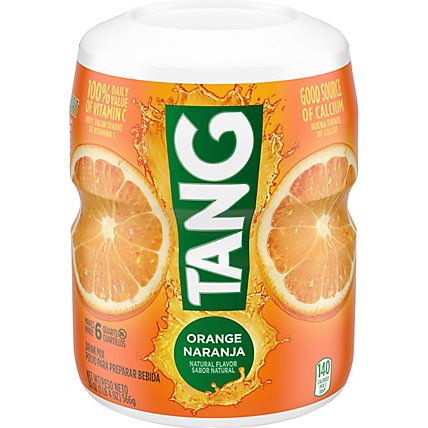 Tang Orange Naturally Flavored Powdered Soft Drink Mix Canister - 20 Oz - Image 5