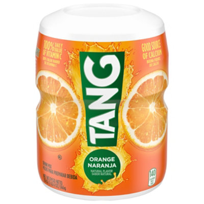 Tang Orange Naturally Flavored Powdered Soft Drink Mix Canister - 20 Oz