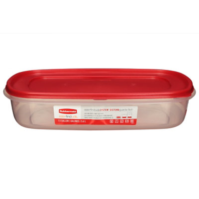 Rubbermaid Easy Find Lids Container 1.5 Gallon - Each