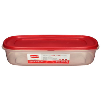 Rubbermaid Easy Find Lids Container 1.5 Gallon - Each
