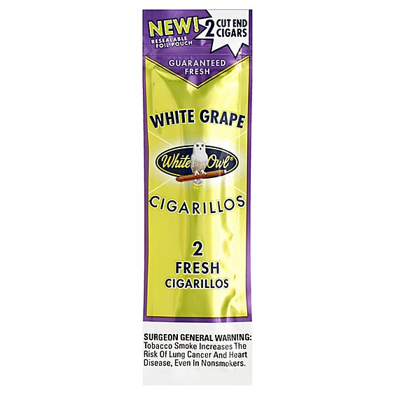 White Owl Foilfresh White Grape Cigarillos - 2 Count
