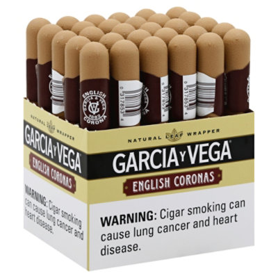 Garcia Y Vega English Corona Upright Cigar - Case - Shaw's