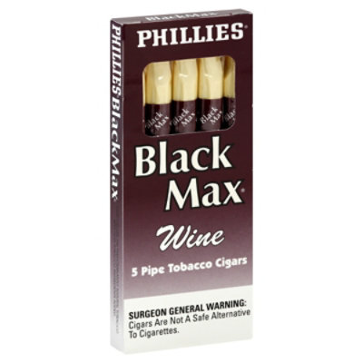 Phillies Black Max Wine Cigar - 5 Count - Image 1