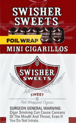 Swisher Sweets Cigarillos Mini - 6 Count - Image 2