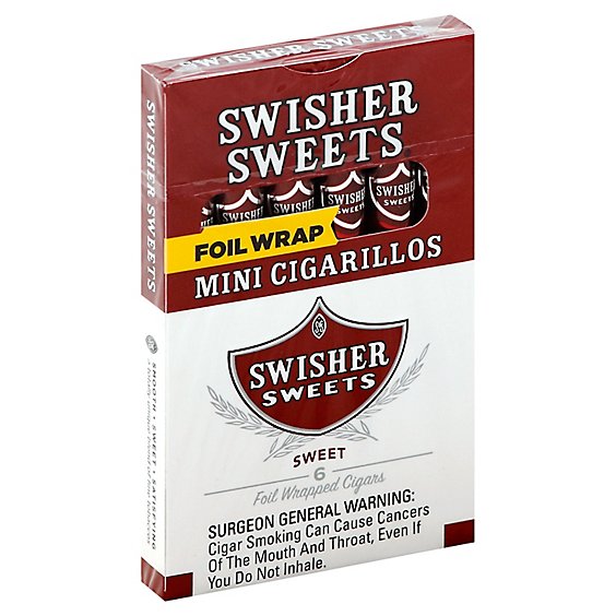 Swisher Sweets Cigarillos Mini - 6 Count