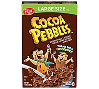 Post Cocoa PEBBLES Cereal Cocoa Flavored - 15 Oz