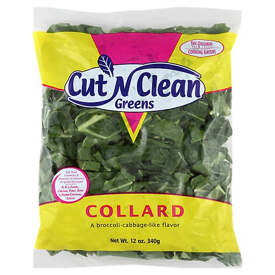 Cut N Clean Greens Collard Greens Prepacked - 12 Oz
