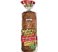 Natures Own 100% Whole Grain - 20 Oz
