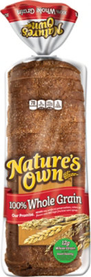 Natures Own 100% Whole Grain - 20 Oz