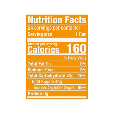 Crush Orange Soda Cans - 24-12 Fl. Oz. - Image 3