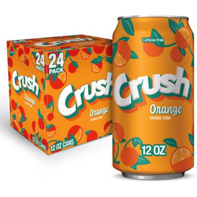 Crush Orange Soda Cans - 24-12 Fl. Oz.