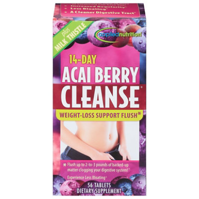 Applied Nutrition Cleanse 14-Day Acai Berry Tablets - 56 Count
