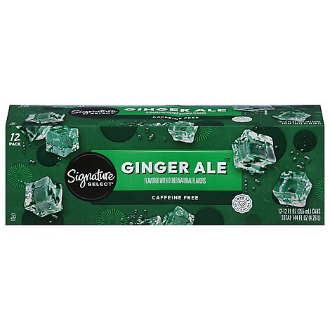 Signature SELECT Soda Ginger Ale - 12-12 Fl. Oz.