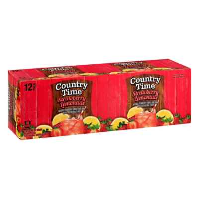 Country Time Strawberry Lemonade - 12-12 Fl. Oz. - Image 1