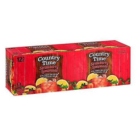Country Time Strawberry Lemonade - 12-12 Fl. Oz.