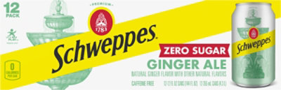 Schweppes Soda Ginger Ale Diet - 12-12 Fl. Oz. - Image 6