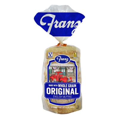 Franz English Muffins Original 6 Count - 13 Oz - Image 1