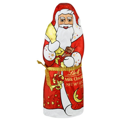 Lindt Holiday Santa Milk Chocolate Candy - 4.4 Oz - Image 1