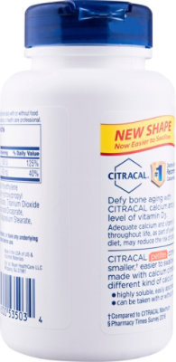 Citracal Calcium Supplement + D3 Calcium Citrate Petites Coated Caplets - 200 Count - Image 5