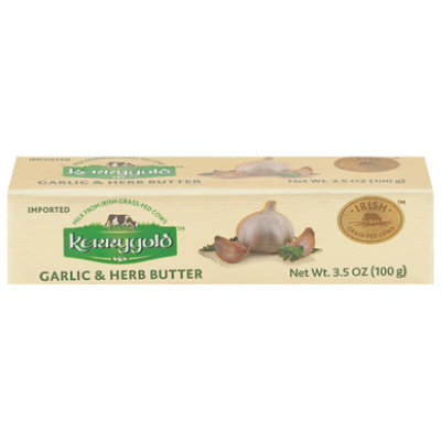  Kerrygold Garlic and Herb Butter, 3.5 Ounce - 10 per case. :  Grocery & Gourmet Food