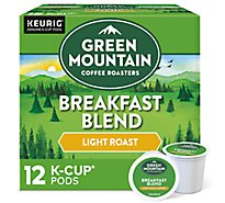 Green Mountain Coffee Roasters Coffee K Cup Pods Light Roast Breakfast Blend - 12-0.31 Oz